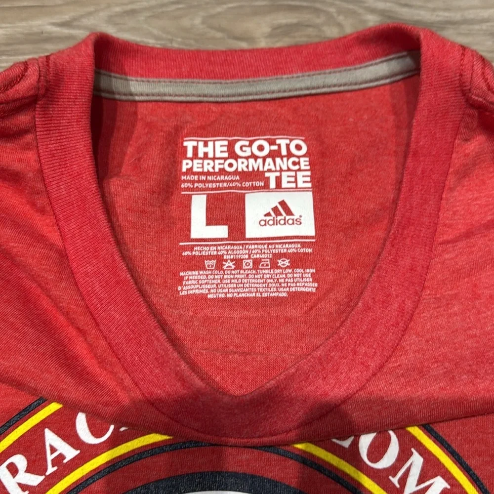 Adidas Red Colombia Soccer T-Shirt - Picture 4 of 5